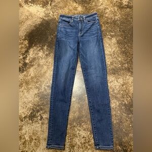 American Eagle Outfitters Dark Blue Skinny Jeans